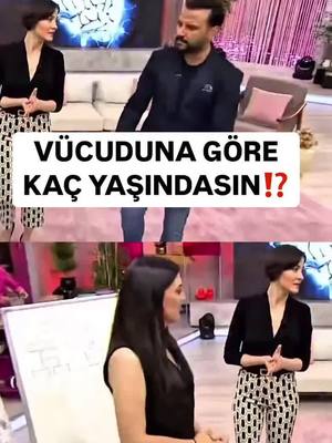 A post by @eliferdenay on TikTok caption: VÜCUDUN GERÇEK YAŞINI SÖYLÜYOR! 🧠 Dengen ne durumda? Sinir sistemi, kas gücü ve beyin koordinasyonunun ortak testi burada: Nasıl yapılır? 	1.	Kollarını göğsünde çaprazla. 	2.	Bir bacağını havaya kaldır. 	3.	Gözlerini kapat. Ve… dengede kalabildiğin süreyi say! Sonuca göre vücut yaşın: 	•	5 sn: 65 yaş ve üstü 	•	10 sn: 55 yaş 	•	15 sn: 45 yaş 	•	20 sn: 35 yaş 	•	25 sn: 30 yaş 	•	30 sn ve üstü: 30 yaş altı Gerçek yaşından kaç yaş gençsin? Yorumlara yaz!