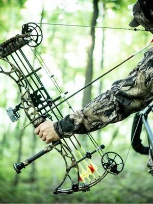 A post by @bowhunterplanet on TikTok caption: That moment you get caught by the big doe in the group.  Cooked #archery #bowhunting 
