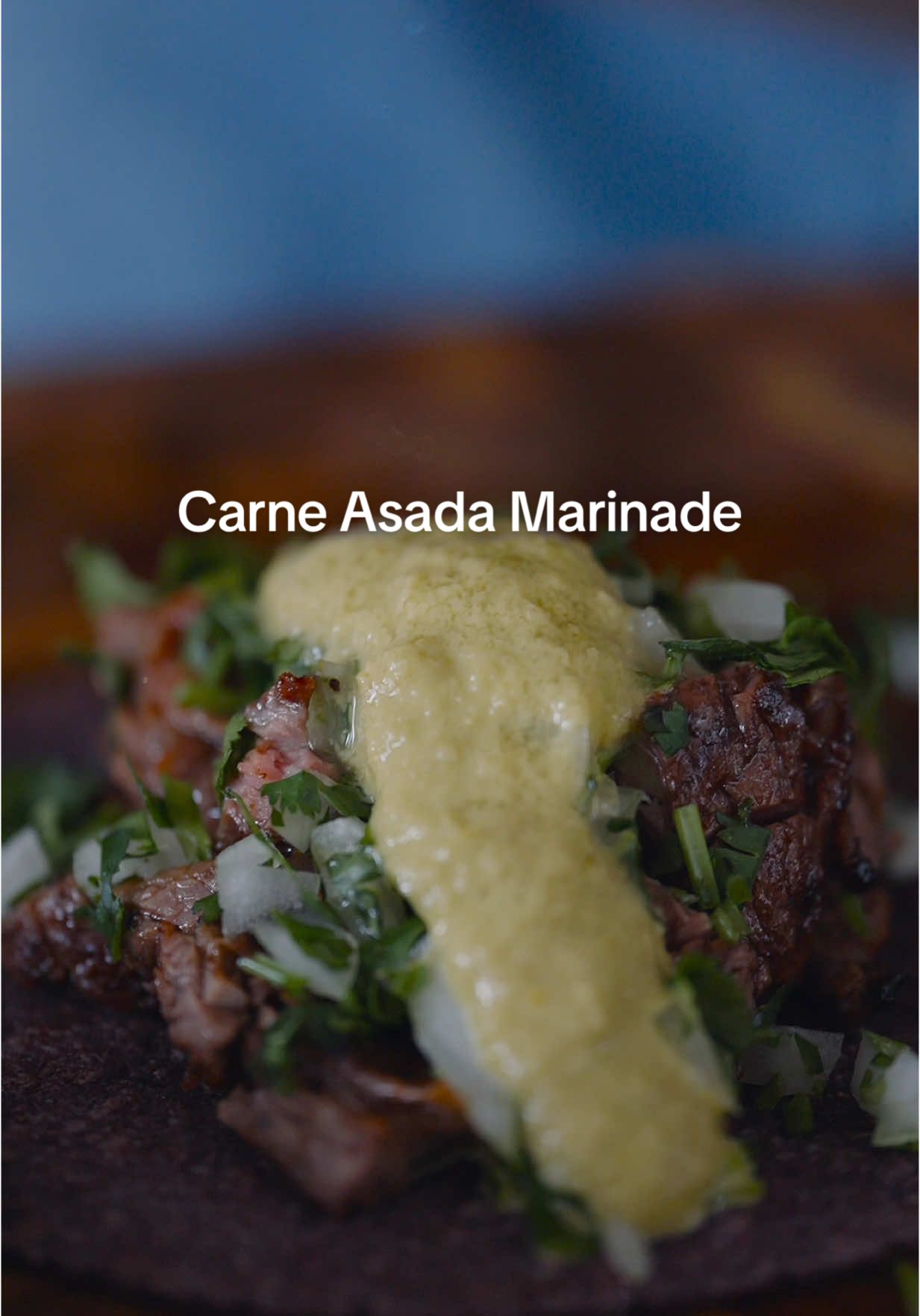 A post by @desmondthechef on TikTok caption: GRILLED UP SOME CARNE ASADA! Carne Asada Marinade Ingredients: 1 Skirt Steak 1/4 cup Brown Sugar 2 Tablespoons Salt 2 Tablespoons Pepper 1 seasoning pack of Sazón Goya 2 tablespoons chile powder 1 whole jalapeño chopped 1/2 white onion sliced 1/4 cup chopped Cilantro 1/2 cup of olive oil 1/4 cup of beer 1/2 orange 1 lime Add all ingredients into a bowl and mix. Then add skirt steak. Marinate for at least 2 hours but best overnight. Grill over high heat!  Serve with preferred tortillas and toppings, enjoy!!