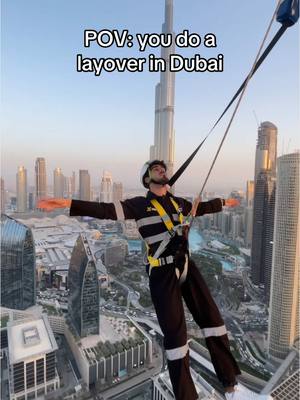 A post by @saifshawaf on TikTok caption: POV: you do a 3 day layover in Dubai on your flight back to Toronto from Istanbul! When you’re flying @Emirates, what’s a little detour? Dubai is more than just a stopover - it’s a world-class destination known for its iconic landmarks, luxury experiences, and unforgettable entertainment. From the tallest building in the world to desert adventures, there’s something for everyone. Of course I had to make a stop 🔥 #flybetter #emirates #ad 