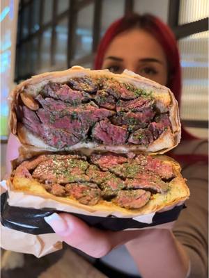 A post by @su_ice_ on TikTok caption: Steak Sandwich 🥩😍 Stapler Meatsand Shibuya, Tokyo. Das Sandwich hab ich als Double bestellt, da bekommt man einfach mehr Fleisch, hat mit 1900 Yen gekostet und war jeden Cent wert 😂 #Steak #Foodtiktok #foodie #fy #viral #steaksandwich #tokyo #mukbangeatingshow #eating #japan #food #yummy 