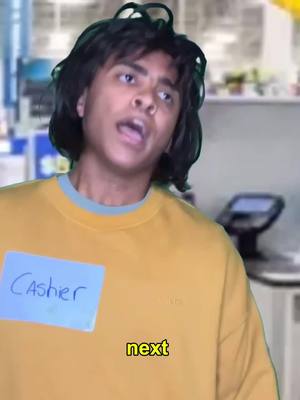 A post by @marrkadams on TikTok caption: Cashier was left speechless…💀 #comedy