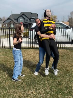 A post by @themccartys on TikTok caption: Why you never touch a beehive #bees #beehive #funnyvideos #dadlife 