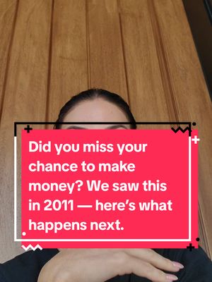A post by @nobudgetbabe on TikTok caption: ⬇️ Think you missed your shot to build wealth? Read this. The market dropped. It bounced. And now everyone’s wondering: Was that the moment? Did I miss it? I’ve already made six figures this year from buying the dip — but I’m not saying that to flex. I’m saying it because I study this stuff. And what we’re seeing right now looks a lot like what happened in 2011. In 2011, the market dropped 20%, bounced hard, and then… didn’t go anywhere for months. People kept getting whiplashed because they didn’t understand the pattern. Most sold out of fear or waited too long — and missed the real opportunity when it came. That’s what I don’t want for you. Because the people who win in the market aren’t the ones who guess the bottom — they’re the ones who are ready when it counts. If financial freedom is important to you, you need to understand how to prepare before the opportunity hits. That means securing your income, creating flexibility in your spending, and knowing exactly how to invest when the time comes. I teach all of this — step by step — in my free masterclass: How to Get Rich in a Recession. If you’ve ever said, “I wish someone would just tell me what to do,” — this is it. Link in bio. Go get it.