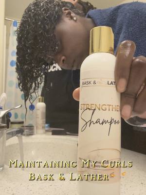 A post by @itsliddymechelle on TikTok caption: This lil girl always got something to say 🙄but yes  @baskandlatherco grew my edges back 😂😭 #brandambassador #curlyhair #edges #blackwomen #melanin #mommydaughterduo #bigliddy #basknlather #hairgrow #haircare #selfcare #theliddyshow #bigliddy  