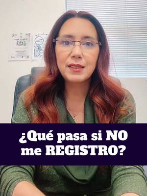 A post by @inmigrandoconkathia on TikTok caption: #registro #arreglarpapeles #quepasa #alienregistration #US #EEUU #inmigrantes #fyp #sinpapeles #indocumentados #migrantes #foryou #parati #consecuencias #penalidad #cargocriminal #multa #KQ #inmigrandoconkathia #kathiaquiros #abogadakathia #foryoupage 