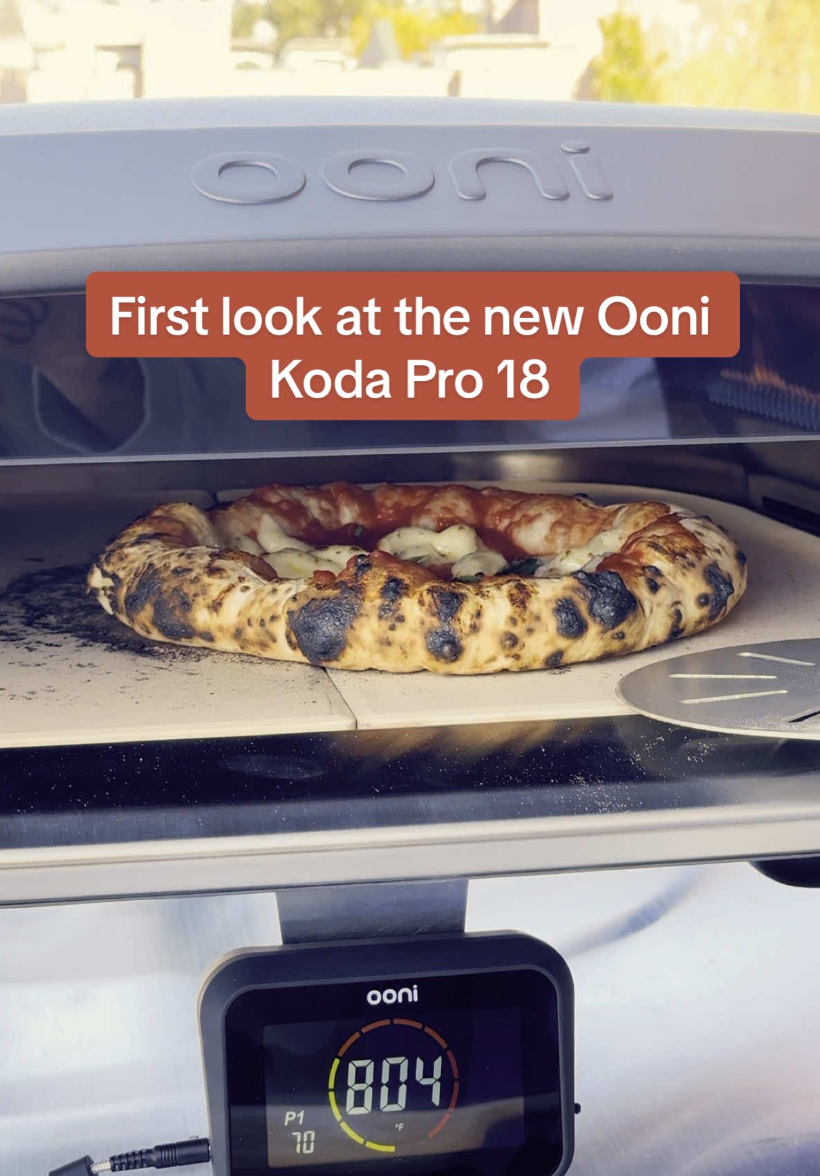 A post by @j.kenji.lopezalt on TikTok caption: I’m working on a new set of recipes designed for baking in an outdoor pizza oven. Ooni sent me their new Koda Pro 18” to test on. It’s an upgraded and bigger version of my previous favorite model, the Koda 16. We unboxed it and put it through its initial cook. The pizza was EXCELLENT. (And stay tuned to my channels for those recipes, all coming soon). #sponsored