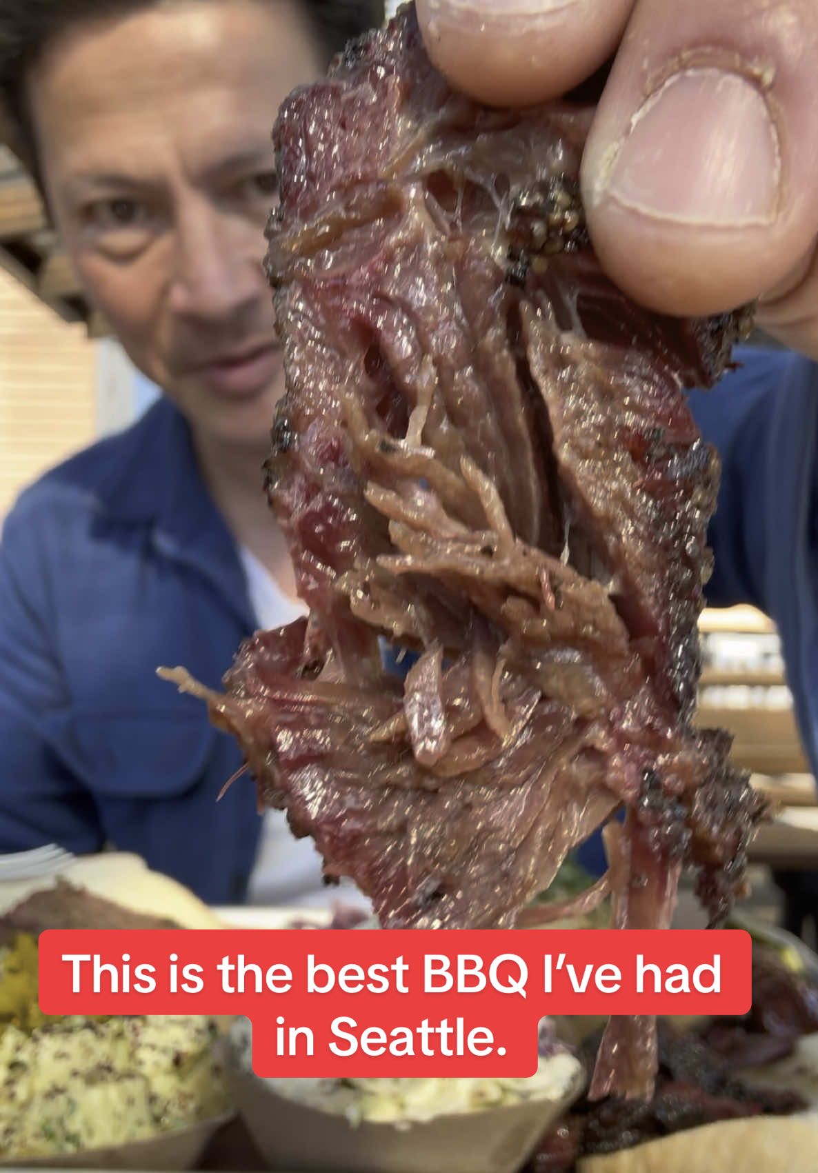 A post by @j.kenji.lopezalt on TikTok caption: I went to Outsider BBQ and was blown away. 
