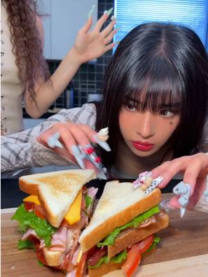 A post by @katseyeworld on TikTok caption: what are you doing? come try the Everything’s ‘Gnarly’ Grilled Cheese sandwich from @Ggiata Delicatessen today!! Saturday, May 3rd 5009 Melrose Ave, Los Angeles, CA 90038 11AM - 9PM PT can’t wait for you all to try it 🥪  #KATSEYE #KATSEYE_Gnarly  #Gnarly