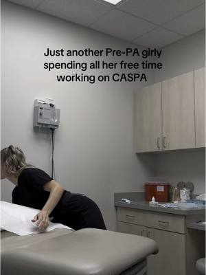 A post by @yourblondegaby on TikTok caption: We got this 🥹 #fyp #caspa #prepa #physicianassistant #pa #casper 