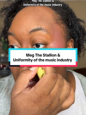 A post by @kbmakeupme24 on TikTok caption: Meg the Stallion & Uniformity of the music industry..  #fyp #foryoupage #viral #megantheestallion 