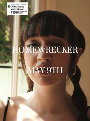 A post by @staceyryanmusic on TikTok caption: Replying to @Mikayla less than a week now!!!!! you can pre-save homewrecker in my bio ❤️❤️