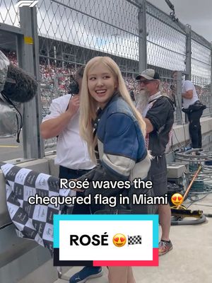 A post by @f1 on TikTok caption: can’t wait to hear @ROSÉ on @F1 The Album 🤩🎶 #F1 #f1themovie #formula1 #miamigp #rosé 