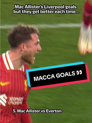 A post by @liverpoolfc on TikTok caption: Macca only scores great goals 🤩🇦🇷 #lfc #liverpool 