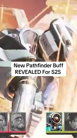A post by @ketchupnewsapex on TikTok caption: New Pathfinder Buff REVEALED For S25 #apexlegends 