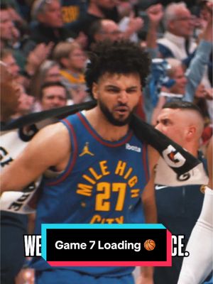 A post by @nba on TikTok caption: Game 7 loading…. Tonight @ 7:30 ET on TNT 🏀 #NBA #Basketball #Clippers #DenverNuggets #NBAPlayoffs 
