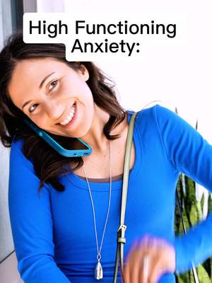 A post by @elianaghen on TikTok caption: High Functioning Anxiety… 😔 👀  @Eliana Ghen #relatable 