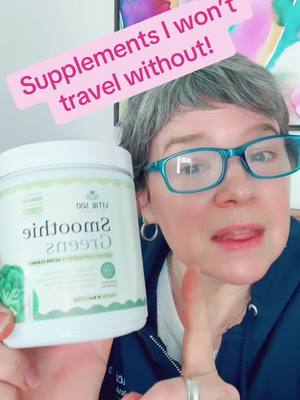 A post by @freddie.1111 on TikTok caption: Supplements I won’t travel without! It’s a fast food,  toxic grab and go options when traveling. I need to feel my best and You will never catch me slipping on my detox greens from @vital500 Holistic Health . #HolisticNutrition #bestgreenspowder #supplemetsthatwork 