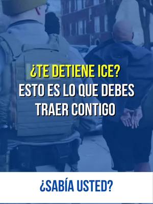 A post by @abogadaalmarosanieto on TikTok caption: Si vives en EE.UU. y temes una detención por parte de ICE, es crucial que estés preparado. 🧾 En este video te explicamos que debes llevar contigo siempre para proteger tus derechos y facilitar tu proceso. #Inmigración #ICE #ConoceTusDerechos #DocumentosImportantes