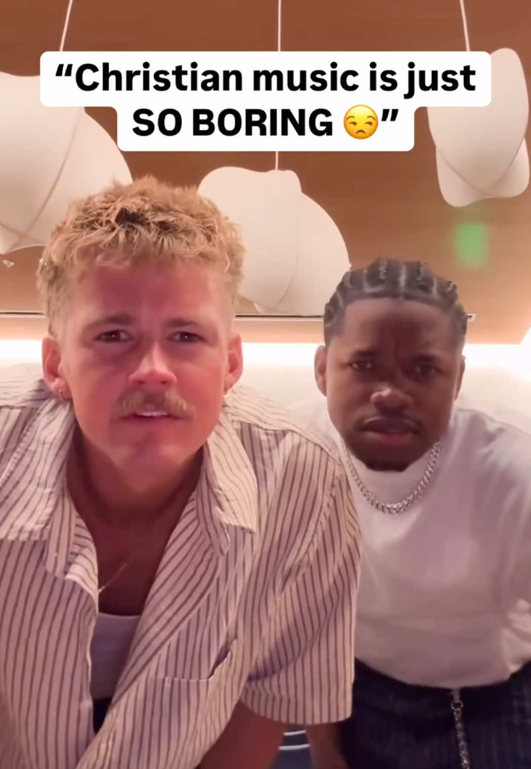 A post by @nathandavisjrndj on TikTok caption: ICONIC DUO 😎🔥 REMIX OUT NOW!! #mentalhealthawareness #suicideprevention #godisgood #faithoverfear #christianmusic #musicforthesoul #family #braidstyles 