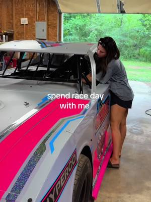 A post by @maicyrenee on TikTok caption: shaking the rust off (or not?) #foryou #vlog #dirttrackracing 