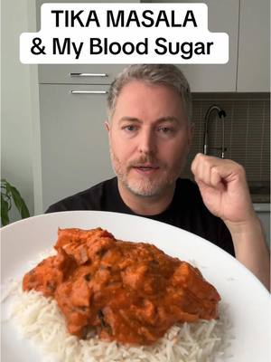 A post by @insulinresistant1 on TikTok caption: Tikka masala and my blood sugar. How does it affect my glucose levels? ##bloodsugar##glucose##insulinresistant1##tikamasala