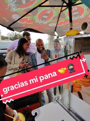 A post by @elninja17_ on TikTok caption: "Gracias, mi pana, por ser parte de esta comunidad. Tu apoyo nos impulsa a seguir trabajando con pasión y sabor cada día." #fruitninja #mixfrut #elfrutero #elninja17_ #fruit 