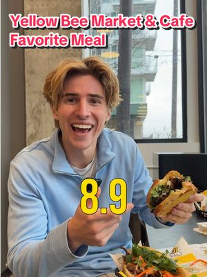 A post by @codypremer on TikTok caption: Trying Yellow Bee Market Favorite Meal 📍Yellow Bee Market, Seattle  @Yellow Bee Market & Cafe #yellowbeemarketpartner #yellowbeemarket  #SeattleWashington #seattle #seattleblogger #SeattleFood #dinner #hungry #codypremer 