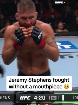 A post by @espnmma on TikTok caption: What a #fight 😤 #ufc #mma #ufcdesmoines #jeremystephens 