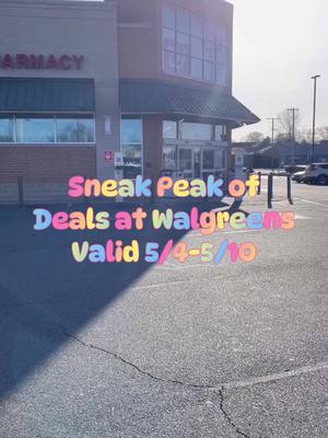 A post by @kouponingwithkristy on TikTok caption: Sneak peak at the deals for next week 5/4-5/10! #couponcommunity #couponing #coupon #couponfamily #walgreens #walgreenscouponing #walgreenscouponer #walgreensdeals #walgreenscouponers #save #savemoney #deals #learntocoupon