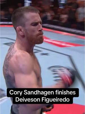 A post by @espnmma on TikTok caption: #CorySandhagen #ufc #mma #ufcdesmoines 