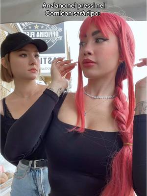 A post by @bbblanchette on TikTok caption: Comicon di Napoli >> @Micol 