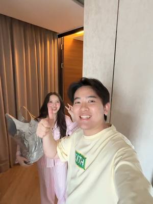 A post by @iamsungstarwin on TikTok caption: ผมทำชุดพลาสติกให้แฟนใส่