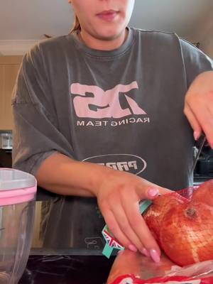 A post by @callietake2 on TikTok caption: I love this little chopper!! Makes my life so much easier🤣🫶 #chopper #food #dinner #onions #carrots #fyp 