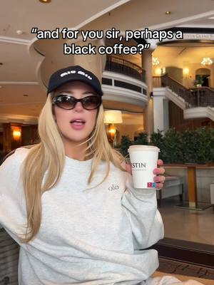 A post by @tanamongeaulol on TikTok caption: i have no idea how he has abs that coffee has two full scoops of ice cream in it 