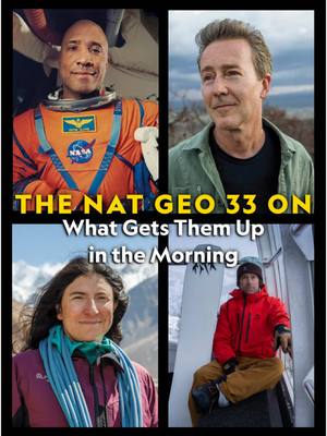 A post by @natgeo on TikTok caption: Motivated by a sense of duty and passion, the #NatGeo33 are committed to making the world a better place through their work, service, and dedication to uplifting and inspiring those around them. Learn more about what drives our honorees at the 🔗 in bio.