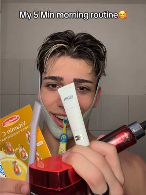 A post by @haidartlass on TikTok caption: My morning routine every day! #SkinCare #routine #fyp 