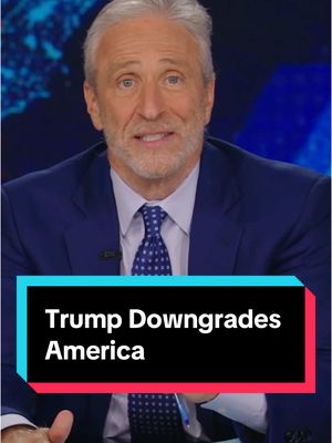 A post by @thedailyshow on TikTok caption: Jon Stewart digs into Trump's perverse take on presidential power #DailyShow #Trump #JonStewart
