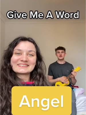 A post by @gina_meredith_ on TikTok caption: New Improv! Give us a word! 😂😇 #improv #givemeaword #angel 