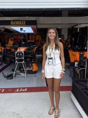 A post by @thekaitrumpgolfer on TikTok caption: F1 outfit! 🏎️ #fyp #viral #fypage #F1 