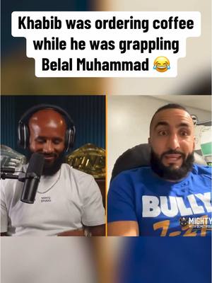 A post by @espnmma on TikTok caption: This story 😂 #ufc #mma #belalmuhammad #khabib #demetriousjohnson #ufc315 (via @Demetrious Johnson) 