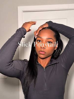 A post by @xen.rodriguez on TikTok caption: Every girl has a go to style when we try to stretch wash day out 😭 #tymoairflow #tymobeauty @TYMO BEAUTY US #slickbackponytail 