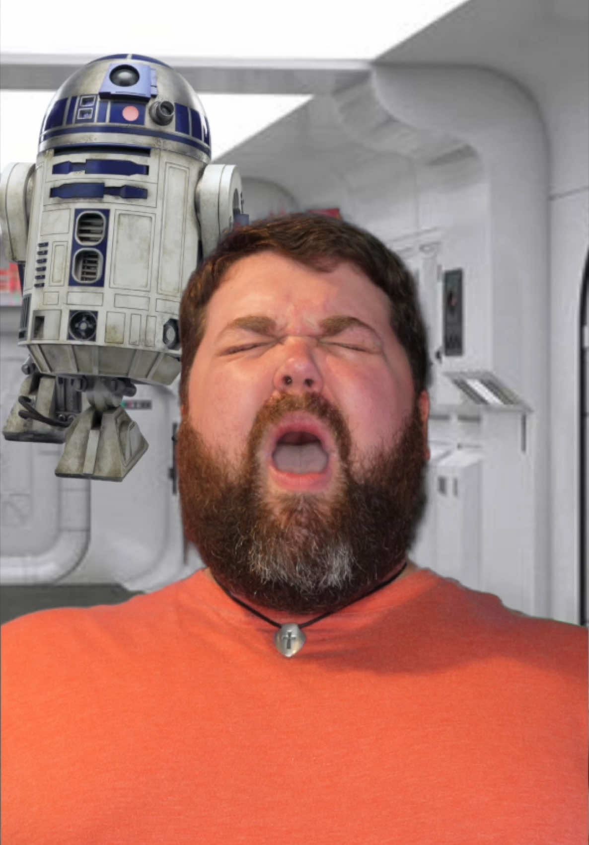 A post by @brianhullsvoice on TikTok caption: My the Fourth Be With You, buts it’s Star Wars Characters #starwars #maythe4thbewithyou #maythe4th #impressions 