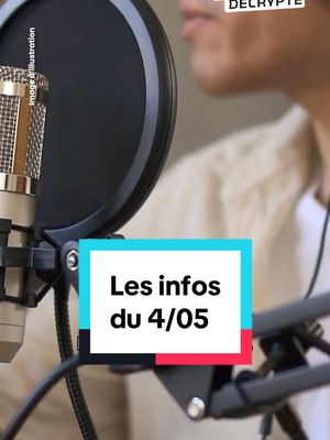 A post by @hugodecrypte on TikTok caption: Les infos du 4/05 🚨
