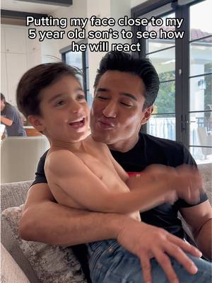 A post by @mariolopez on TikTok caption: These kids gettin showered with besos whether they like it or not! #LopezFamBam 