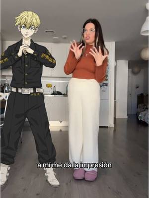 A post by @rachel9__ on TikTok caption: Respuesta a @Nikey_la.40 te dejo pero me tienes que seguir ☺️ ig: rachel9___  #mama #humor #comedia #tokyorevengers #chifuyu #baji #manjirosano #anime #microfono #microphone #love #a #fyp 