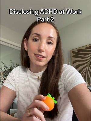A post by @kellybaums on TikTok caption: #adhdcheck #adhdatwork #adhd #adhdsupport #disclosingadhd 