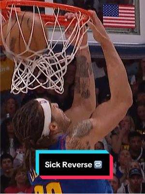 A post by @nba on TikTok caption: This was 🔥 😮‍💨 #NBA #NBAPlayoffs #AaronGordon #DenverNuggets 