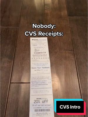 A post by @the_mannii on TikTok caption: CVS Receipts 