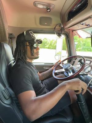 A post by @1lejah on TikTok caption: Yes I have my CDL and Yes im the one driving the Pete to shows 😂